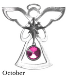 Salisbury Birthstone Angel Ornaments