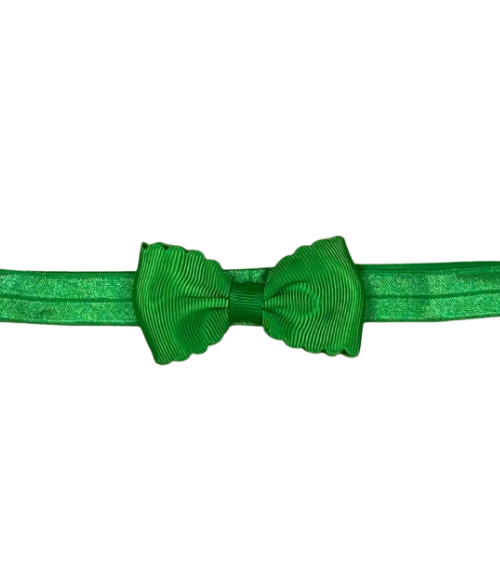 Bitty Scalloped Bow Headbands