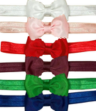Bitty Scalloped Bow Headbands