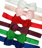 Bitty Scalloped Bow Headbands