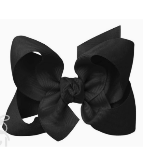 Black Grosgrain Bow