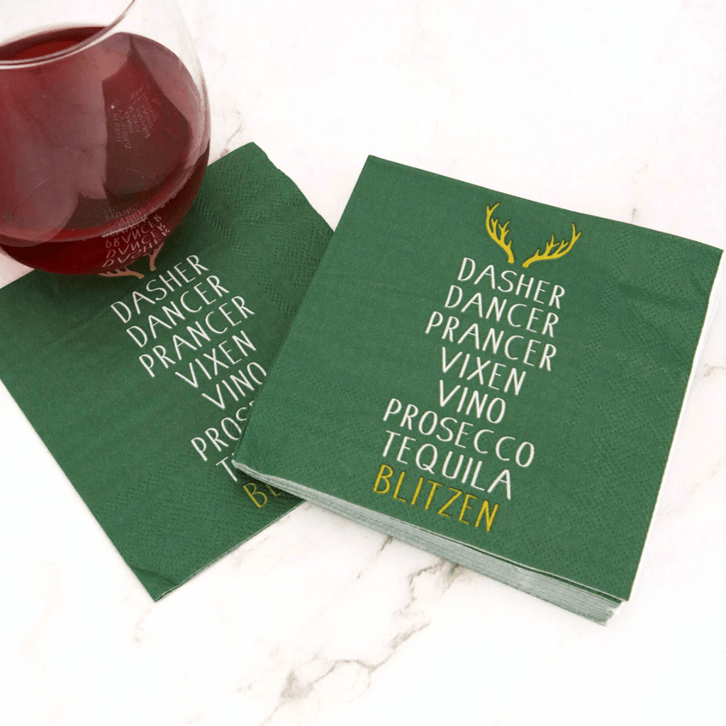Blitzen Cocktail Napkins