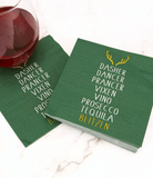 Blitzen Cocktail Napkins