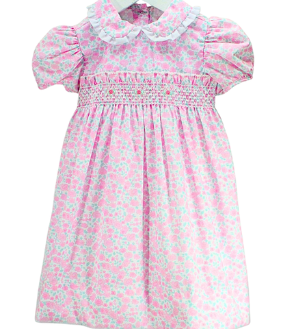 Blooming Roses Smocked Dress