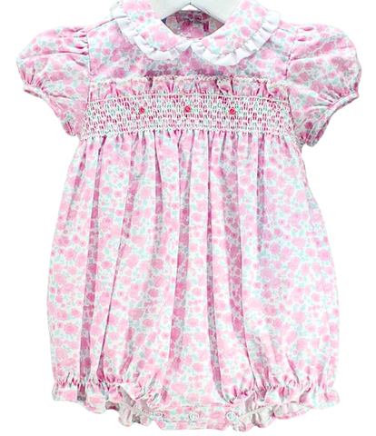 Blooming Roses Smocked Bubble