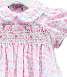 Blooming Roses Smocked Bubble
