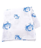 Blue Crab Burp Cloth, Bib & Swaddle