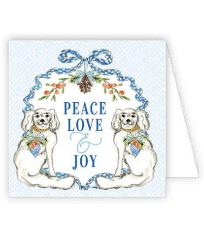 Peace, Love & Joy Holiday Enclosure Card