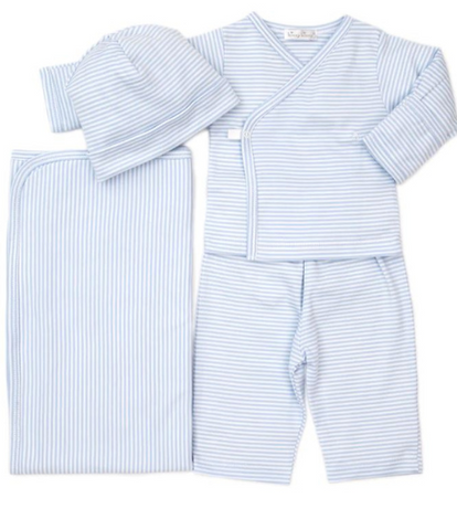 Dove Grey Baby Layette Gift Set