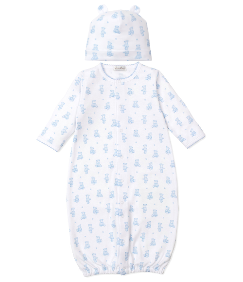 Kissy Teddy Bears Blue Convertible Gown Set