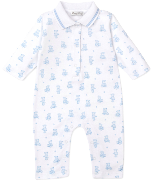 Kissy Teddy Bear Time Blue Playsuit