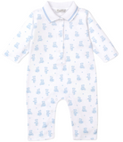 Kissy Teddy Bear Time Blue Playsuit
