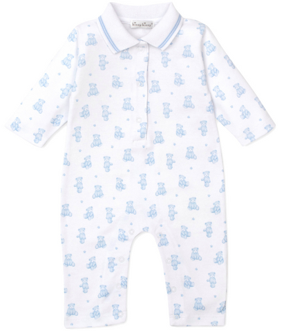 Kissy Teddy Bear Time Blue Playsuit