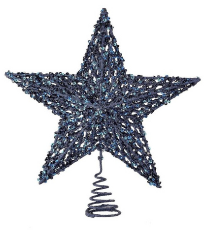 Sequin, Bead & Glitter Christmas Tree Topper