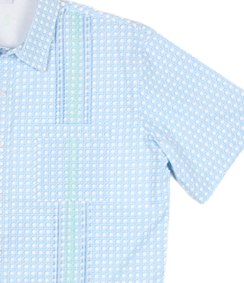 BQ Blue Cane Lattice Men