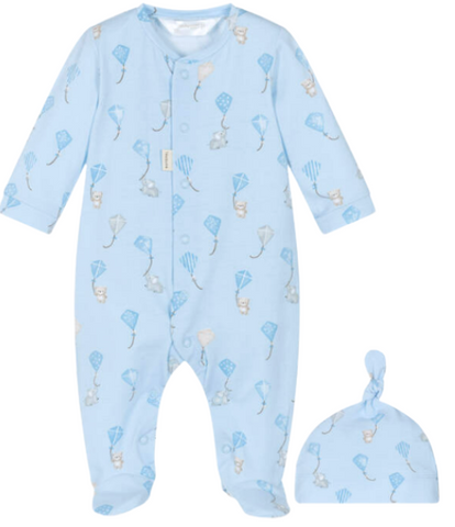 Blue Sky Kite Footie & Hat Set