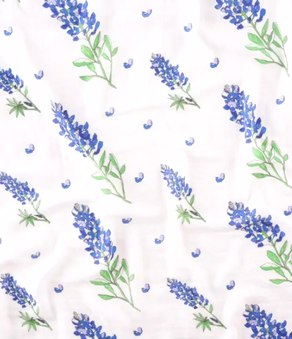 Texas Bluebonnet Organic Blanket