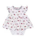Kissy Bold Stripes & Bright Stars Dress