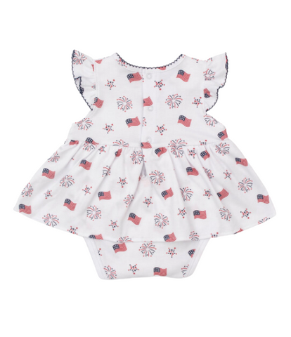 Kissy Bold Stripes & Bright Stars Dress