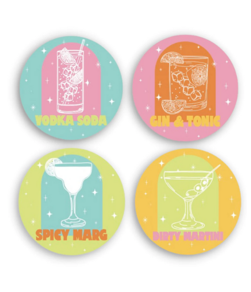 Bottoms Up Coaster Set