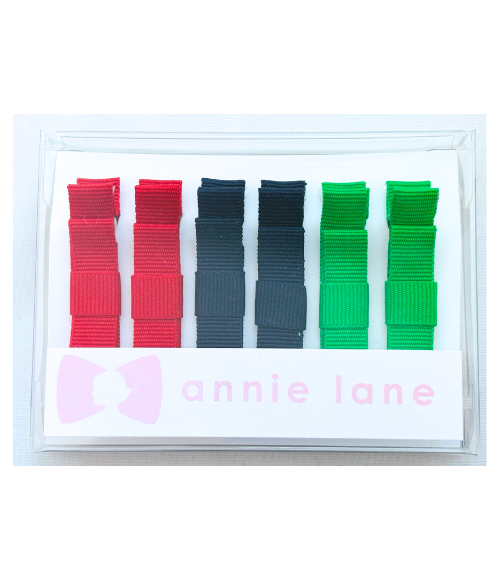 Classic Grosgrain Bow Set - Style 11