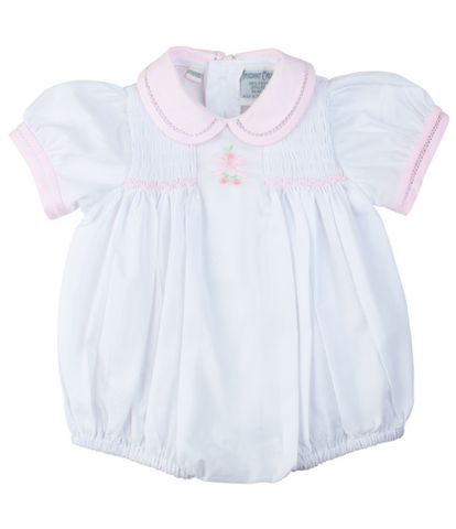 Girls Smocked Booties, NB-9M