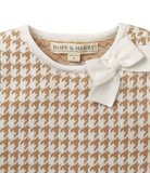 Bow Detail Organic Sweater Dress