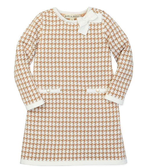 Bow Detail Organic Sweater Dress