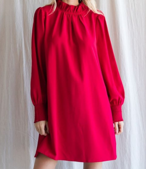 Bright Red Dress, Medium