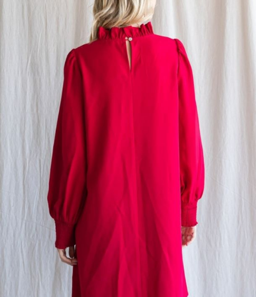 Bright Red Dress, Medium