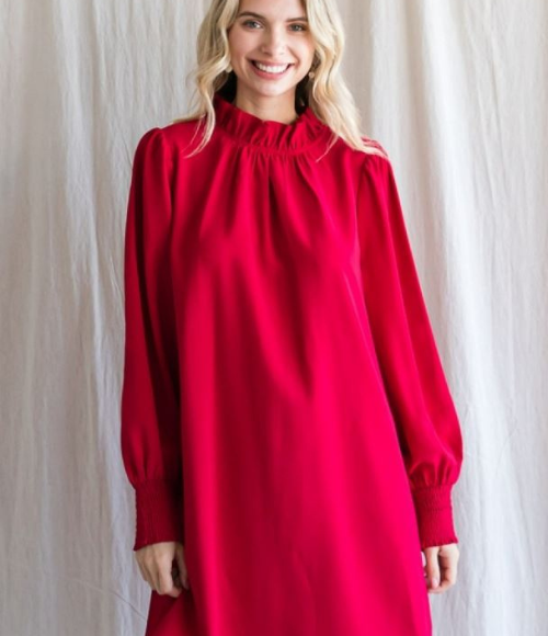 Bright Red Dress, Medium