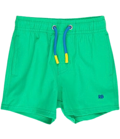 Bright Green Performance Swim Trunks