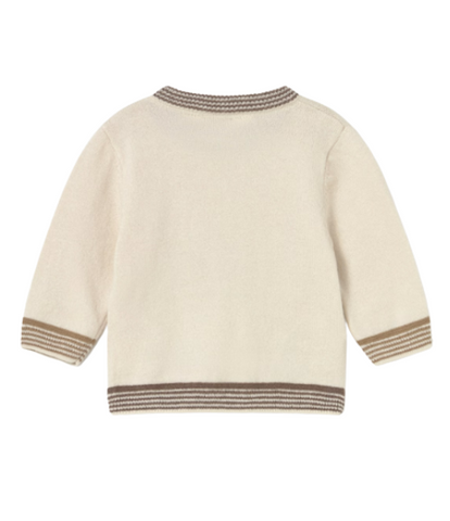 Brown Puppy Knit Sweater