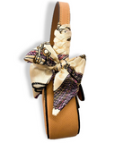 Beige Saddle Purse