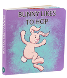 Bunny Likes to Hop Board Book