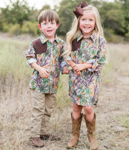 Cactus Camo Long Sleeve Shirt