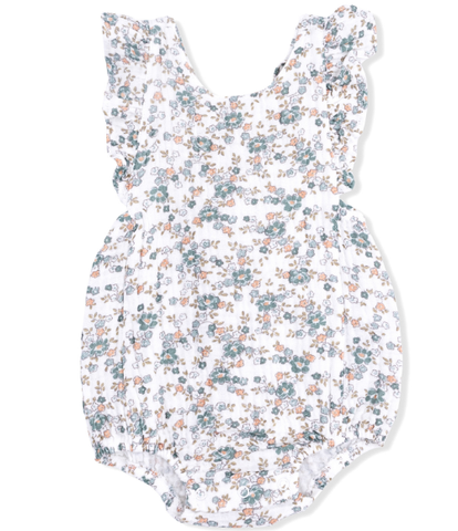 Camille Organic Floral Sunsuit