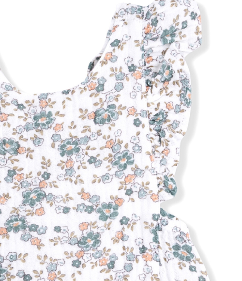Camille Organic Floral Sunsuit