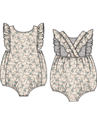 Camille Organic Floral Sunsuit