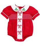 Candy Cane Lane Smocked Bubble