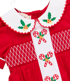 Candy Cane Lane Smocked Bubble