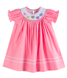 Candy Heart Smocked Bishop Dress