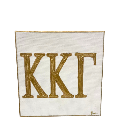 Canvas Art - Sorority Letters