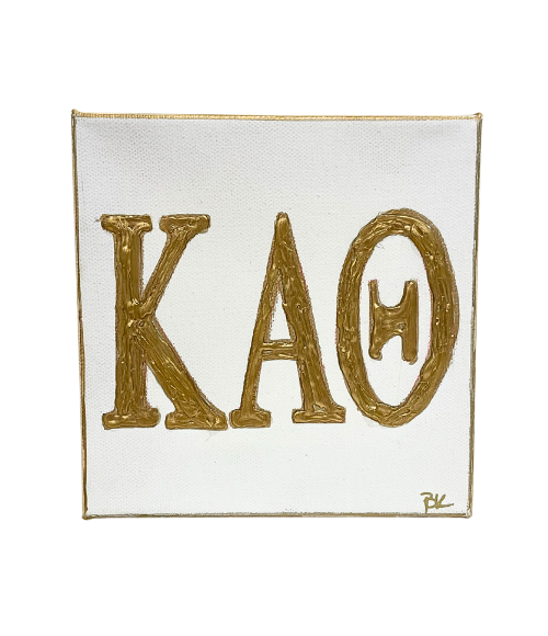 Canvas Art - Sorority Letters