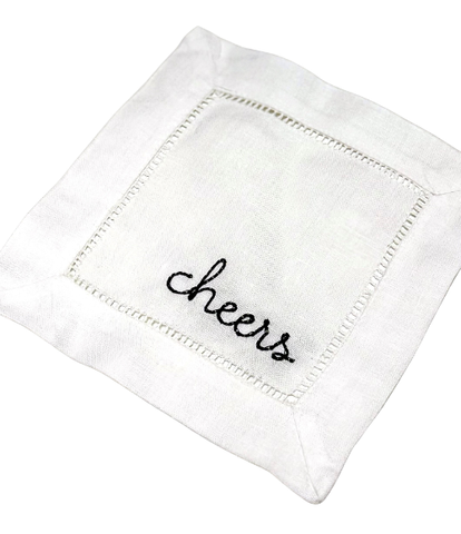 Cheers Cocktail Napkins, Set of 4