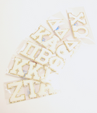 Chenille Greek Letter Sets