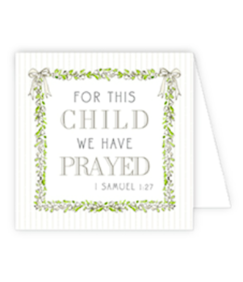 Child's Prayer Enclosure Card