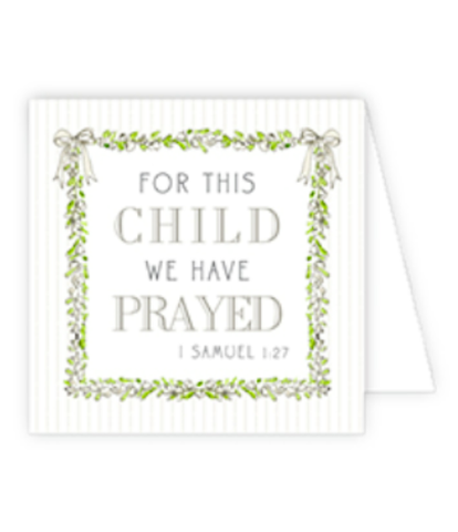 Child's Prayer Enclosure Card