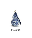 Chinoiseries Blue & White Hand-Painted Placeholders