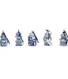 Chinoiseries Blue & White Hand-Painted Ornament